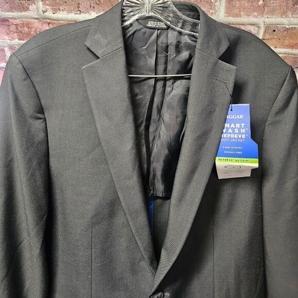 Men's HAGGAR Smart Wash Slim Fit Suit Separates Jacket 42 - Picture 5 of 8